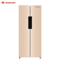 上菱401对开门超薄冰箱一级能效风冷无霜双变频节能大容量双开门冰箱金
