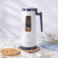 蓝 美国西屋迷你智能豆浆机全自动1-2人家用免过滤小型多功能破壁机