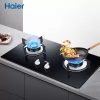 5.0KW直火灶(天然气) 海尔(Haier)燃气灶具 嵌入式 大火力 钢化玻璃 瞬燃点火 燃气灶