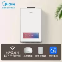 13升零冷水TD7高级版 天然气 美的燃气热水器家用天然气双增压零冷水变频恒温全屋零冷水手机控安全防CO即热强排式智能家