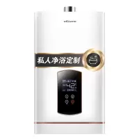 天然气 万和W16升L燃气热水器天然气家用即热恒温强排式