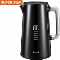 1.7L 多段调温 壶身显影 苏泊尔(SUPOR)电水壶热水壶保温电热水壶全钢无缝电子调温304不锈钢烧水壶