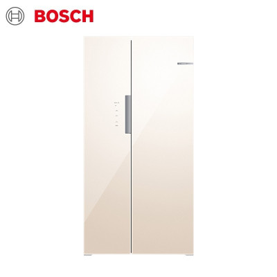 Bosch/博世 玻璃门 纤薄嵌入式对开门 双开门冰箱家用 曲奇金
