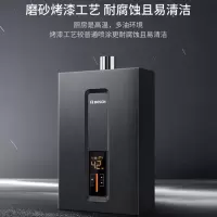 Bosch博世—曜石黑家用全新恒温13升家用燃气热水器[水气双调更恒温] 黑色 13L