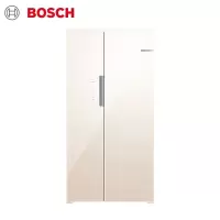 博世(BOSCH)530升 风冷无霜变频 冰箱双开门 超薄 大容量(雪利金) 500升 曲奇色