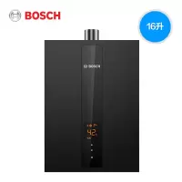 Bosch/博世即热式16升家用燃气天然气热水器卫生间强排式 黑色 天然气
