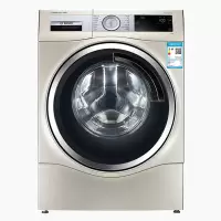 博世(BOSCH)6系 10公斤活氧除菌洁筒 变频滚筒洗衣机 1级能效 香槟金