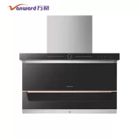 万和 (Vanward )23立方爆炒大吸力挥手感应 一键热清洗 顶侧双吸7字型抽油烟机厨房家用 L855A