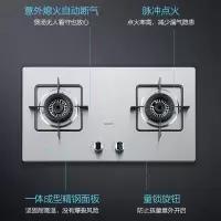 帅康(Sacon)燃气灶 4.5kW大火力猛火灶 煤气灶双灶双眼灶 家用嵌入式台式两用灶具 天然气灶 4.2KW大火力灶