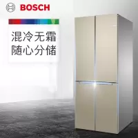 博世(Bosch) 481升对开门冰箱混冷无霜智能变频流沙金色 金色