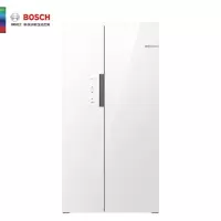 博世(BOSCH)502升保湿鲜生代对开门纤薄款风冷无霜薄机身变频冰箱双开门 白色