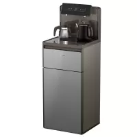 美的(Midea)京品智能家电饮水机茶吧机背板家用下置式桶装水多功能智能自主控温立式温热型 高端智能背板型