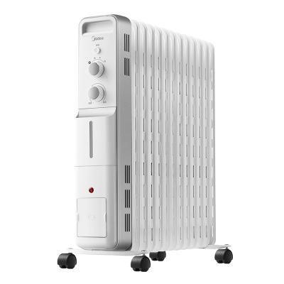 美的油汀取暖器家用节能省电暖气片热雾加湿电暖器烤火炉HYY22GS 白色