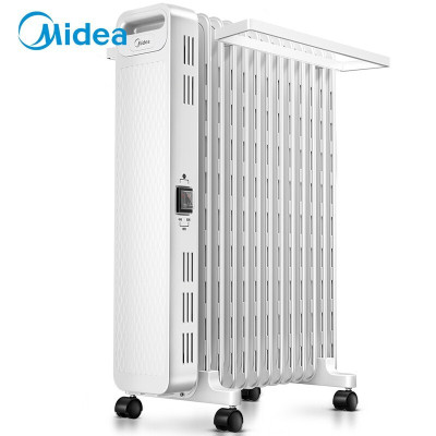 美的(Midea)电热油汀取暖器13片家用节能速热省油丁电暖气暖风机电暖器暖炉电暖炉升温 13片油汀 HYX22N