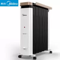 美的(Midea)电热油汀取暖器13片家用节能速热省油丁电暖气暖风机电暖器暖炉电暖炉升温 13片油汀 NY2212-18