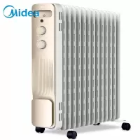 美的(Midea)电热油汀取暖器13片家用节能速热省油丁电暖气暖风机电暖器暖炉电暖炉升温 13片油汀 NY2213-18