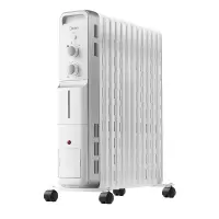 美的(Midea)电热油汀取暖器13片家用节能速热省油丁电暖气暖风机电暖器暖炉电暖炉升温 13片热雾加湿 HYY22GS