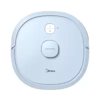 美的智能扫地机器人M6家用吸尘器扫拖一体扫地拖地吸尘三合一 薄空蓝