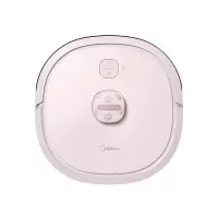 美的(Midea)M6智能扫地机器人 激光导航 智能规划路线 吸扫拖一体 智能互联 家用吸尘器扫地机 极地白 [颜值爆