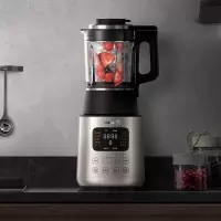 美的(Midea)破壁机智频早餐机料理机家用低噪豆浆机辅食机果汁榨汁机(冷热双杯)BL1528A