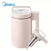 美的(Midea)豆浆机家用全自动加热多功能煮免过滤小型豆浆机 DJ10B-E101 冰莹粉