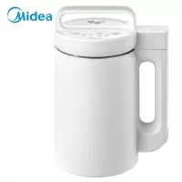 美的(Midea)豆浆机家用全自动加热多功能煮小型豆浆机智能 DJ10B-E103 典雅白