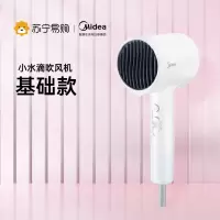 美的发廊电吹风机家用大风力理发店大功率网红负离子护发吹风筒33 极地白