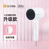 美的发廊电吹风机家用大风力理发店大功率网红负离子护发吹风筒33 粉色