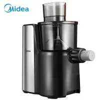 美的(Midea)面条机家用全自动小型电动多模头压面机多功能饺子皮打擀揉面一体机 1.5L大容量 浅灰色