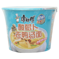 康师傅酸萝卜老鸭汤桶面