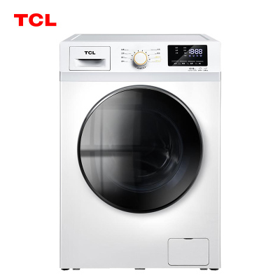 TCL 10公斤洗衣机 全自动滚筒 一级变频 高温除菌除螨 家用节能洗衣机
