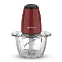 九阳绞肉机家用电动多功能小型绞馅搅碎肉机搅拌打肉馅切菜蒜泥器搅拌 红色单刀头