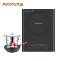 九阳(Joyoung)电磁炉防辐射套装家用大火灶2200W智能滑竿操控电磁灶 F6防辐射赠汤锅+炒锅