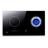 容声气电两用灶嵌入式一体灶煤气灶电磁炉家用猛火天然气燃气灶具 黑色 天然气