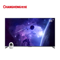长虹 86英寸巨幕影院 远场语音 4KHDR全金属平板LED液晶电视机企业价团购精美设计