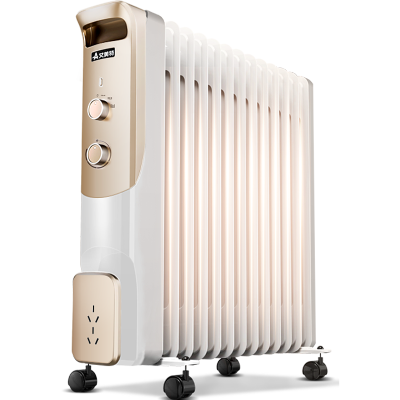 艾美特(AIRMATE)取暖器家用13片电暖器节能电暖气油汀暖气片电油汀企业价团购精美设计 白色
