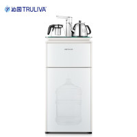 沁园(TRULIVA)饮水机 家用多功能13档温控茶吧机 下置水桶热水壶 珍珠白企业价团购精美设计