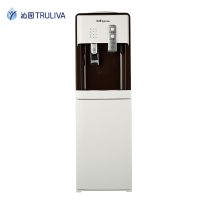沁园饮水机立式速热即热式冷热家用童锁全自动无胆茶吧机企业价团购精美设计 白色 冰热