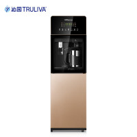 沁园(TRULIVA)饮水机 家用立式超滤净水器净饮机净水机 矿物质水温热型金色 企业价团购精美设计