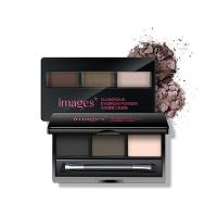 炫彩媚眼三色眉粉02#黑色+深棕+高光 柔润保湿持久易上色眉粉