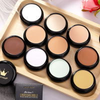 多色遮瑕膏遮盖黑眼圈雀斑痘印粉底膏修容