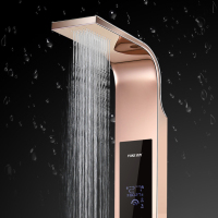 YUKE浴克智能淋浴屏沐浴屏集成电热水器智能恒温蓝牙音箱智能语音机器人YK-T18