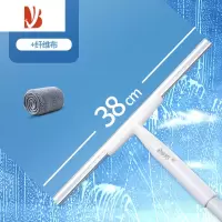 三维工匠家用玻璃刮高层擦玻璃神器擦窗器刮水器擦窗户水刮刀清洗玻璃工具 38CM 加长款+吸水纤维布擦玻璃器