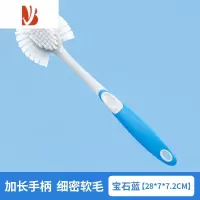 三维工匠硅胶纳米多面长柄五面软毛鞋刷家用不伤鞋超软多清洁刷鞋