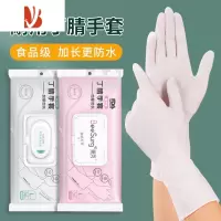 三维工匠洗碗手套女家务清洁防水厨房耐用丁腈PVC家用薄贴手