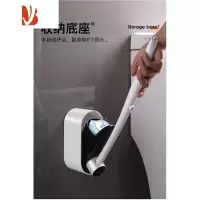 三维工匠马桶刷可溶解无死角可抛马桶刷清洁刷子替换头挂墙式马桶刷