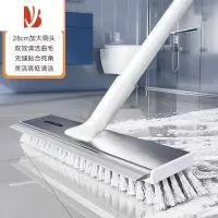 三维工匠地刷长柄地板刷卫生间洗地浴室厕所洗瓷砖地缝清洁刷子硬毛