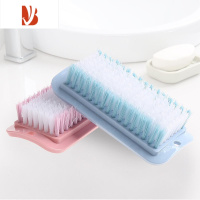 三维工匠家用硬毛洗衣刷子塑料大号板刷衣服领子袖口尼龙清洁刷刷鞋板刷