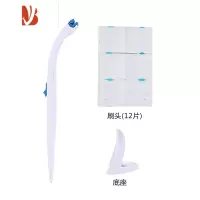 三维工匠马桶刷套装可抛式替换头家用卫生间无死角厕所刷子