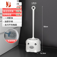 三维工匠马桶刷套装洁厕刷子家用软毛刷角卫生间厕所长柄清洁刷带底座